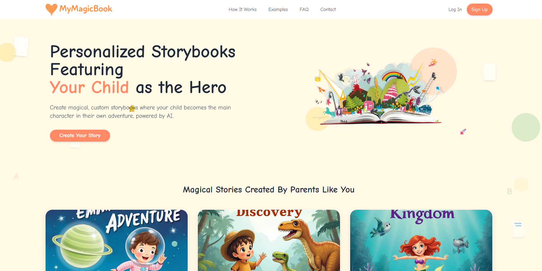 MyMagicBook AI - AI-Powered Children's Storybook Generator